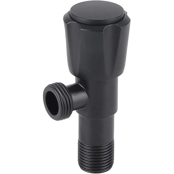 angle valve black